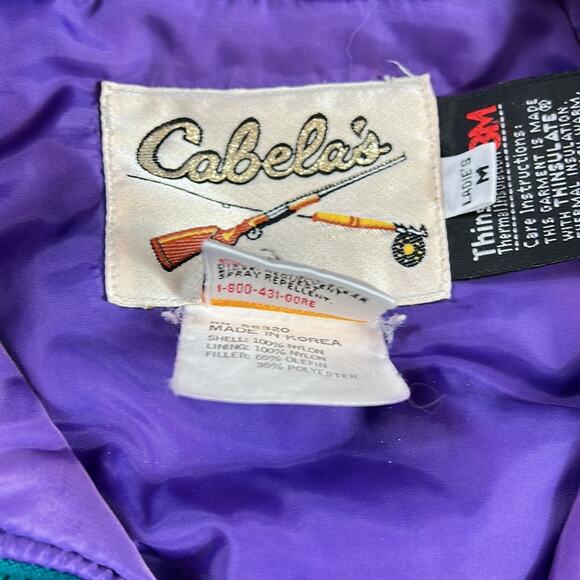 Vintage 90s Cabelas Gore-tex Thinsulate coat, size med - Picture 10 of 15